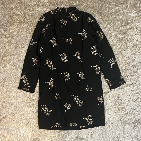 NWT J. Crew Printed Ruffleneck Shift Dress - Picture 5 of 10